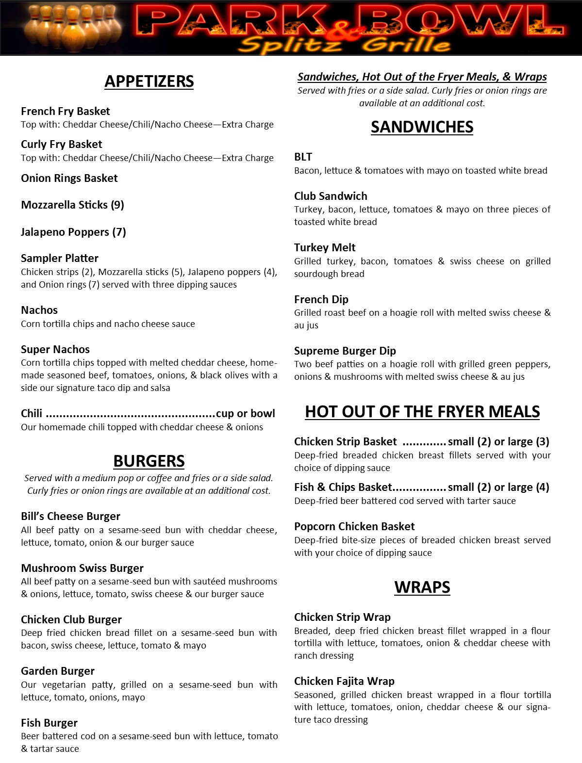 sg simplfied menu front